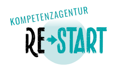 Logo "Kompetenzagentur Re-Start"